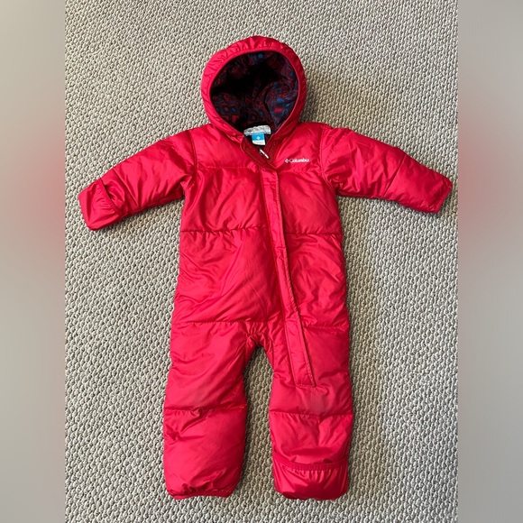 Down Filled Columbia Snowsuit 18-24 Month - Picture 1 of 4